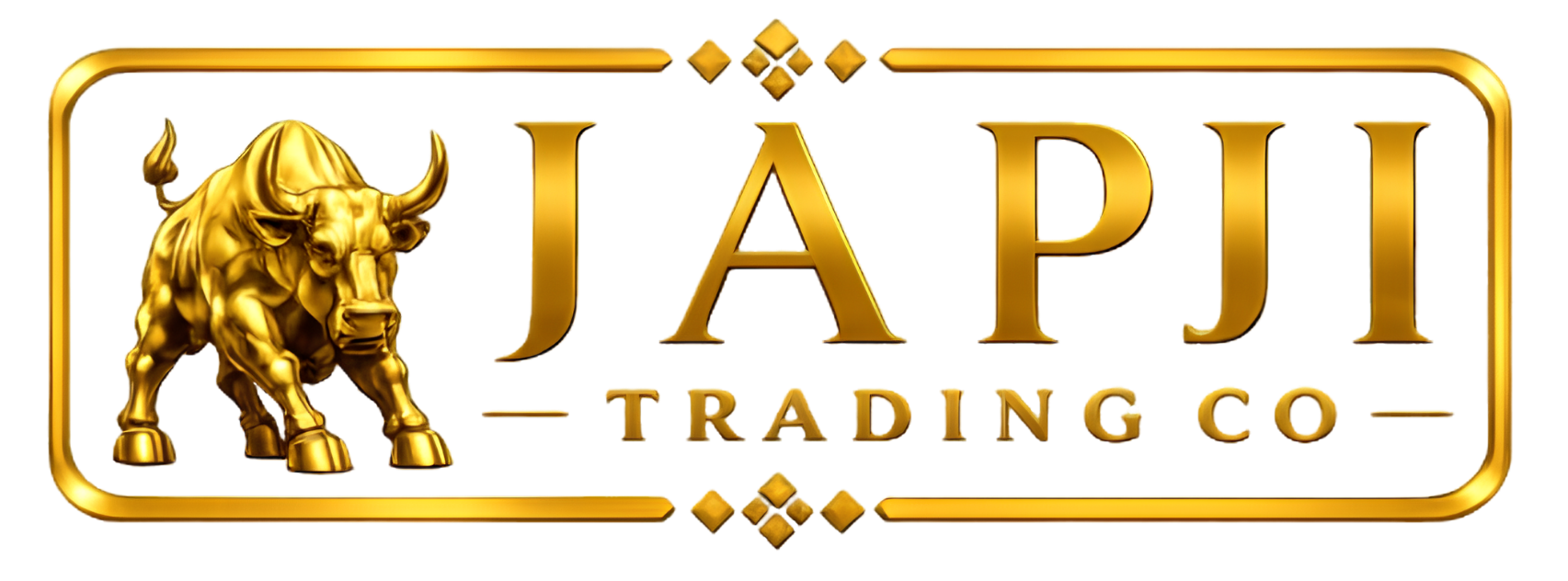 Japji Trading Co. gold bull logo